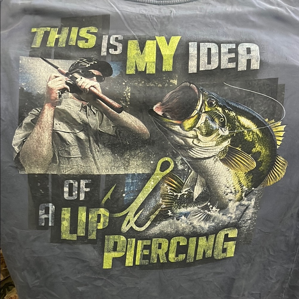 Light Blue Bass Pro Shops Medium Shirt
